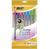 BIC-CRISTAL FUN SURTIDO 10U