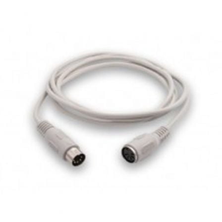 Cable Alargador PS2 3GO C300/ Mini DIN Macho - Mini DIN Hembra/ 1.8m/ 5m/ Blanco