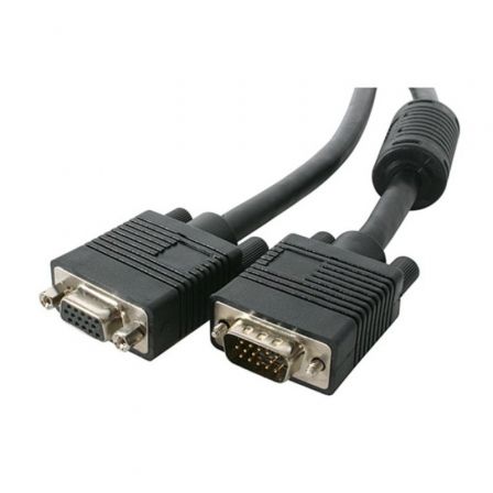 Cable SVGA 3GO CVGA10MF/ VGA Macho - VGA Hembra/ 10m/ Negro