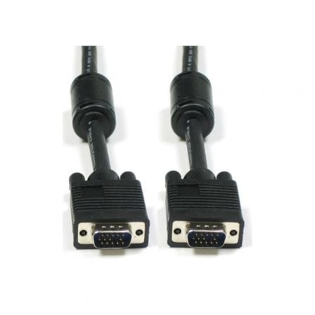 Cable SVGA 3GO CVGA15MM/ VGA Macho - VGA Macho/ 15m/ Negro