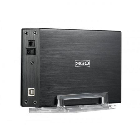 CAJA EXTERNA 3GO PARA DISCOS DUROS HDD35BKIS - 3.5'/8.89CM - INTERFAZ SATA+IDE - USB 2.0 - COMPATIBLE WIN/MAC - ALUMINIO