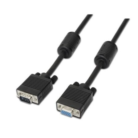 Cable SVGA Aisens A113-0079/ VGA Macho - VGA Hembra/ 3m/ Negro