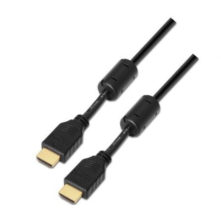 Cable HDMI 1.4 Aisens A119-0101/ HDMI Macho - HDMI Macho/ 7m/ Negro
