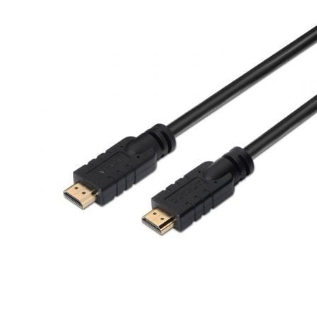 Cable HDMI 2.0 4K Aisens A120-0373/ HDMI Macho - HDMI Macho/ 15m/ Negro
