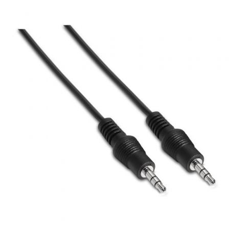 Cable Estéreo Aisens A128-0142/ Jack 3.5 Macho - Jack 3.5 Macho/ 1.5m/ Negro