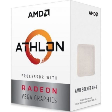 PROCESADOR AMD ATHLON 200GE - 3.2GHZ - SOCKET AM4 - GRÁFICA INTEGRADA RADEON VEGA 3