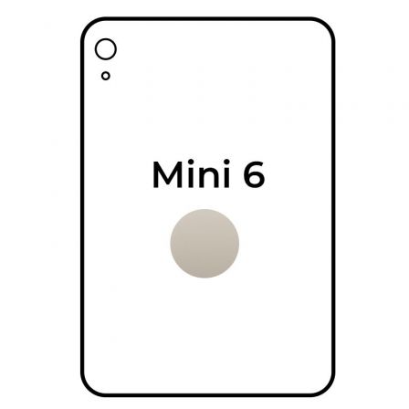 iPad Mini 8.3 2021 WiFi Cell/ A15 Bionic/ 64GB/ 5G/ Blanco Estrella - MK8C3TY/A