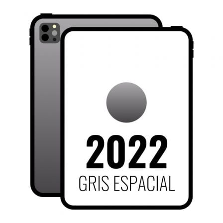 Apple iPad Pro 11 2022 4th WiFi/ M2/ 1TB/ Gris Espacial - MNXK3T