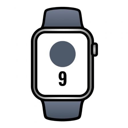 Apple Watch Series 9/ GPS/ 45mm/ Cellular/ Caja de Aluminio Plat