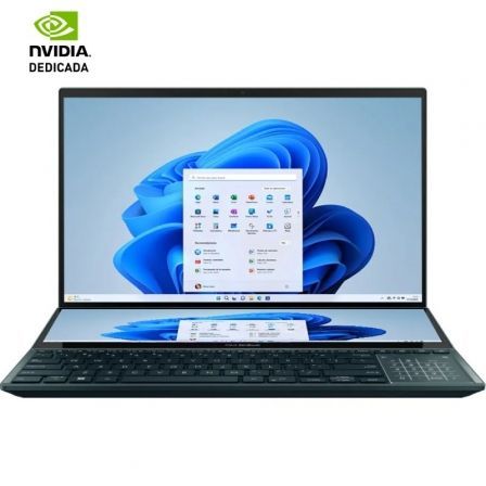 Portátil Asus ZenBook Pro Duo 15 OLED UX582ZM-H2030W Intel Core i7 12700H/ 32GB/ 1TB SSD/ GeForce RTX 3060/ 15.6\