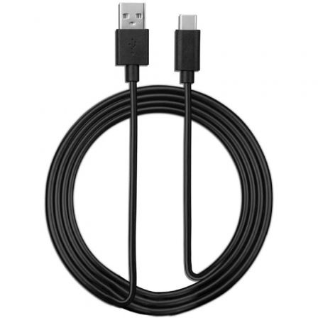 Cable USB 2.0 FR-TEC Basics para PS5/ USB Tipo-C Macho - USB Macho/ 3m/ Negro