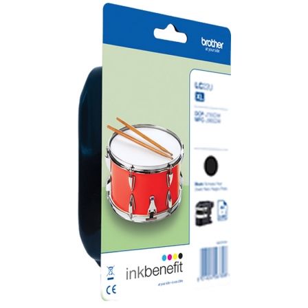 CARTUCHO DE TINTA NEGRO BROTHER LC22UBK XL - APROX. 2400 PÁGINAS - COMPATIBLE SEGÚN ESPECIFICACIONES