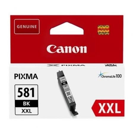 Cartucho de Tinta Original Canon CLI-581XXL Alta Capacidad/ Negro