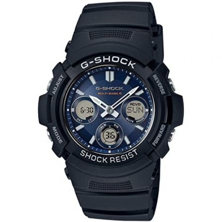 Reloj Analógico Digital Casio G-Shock Trend AWG-M100SB-2AER/ 52mm/ Azul y Negro