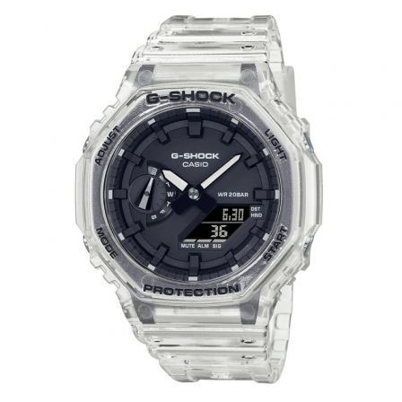 Reloj Analógico Digital Casio G-Shock  Classic GA-2100SKE-7AER/ 49mm/ Negro y Translucido