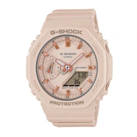 Reloj Analógico Digital Casio G-Shock Trend GMA-S2100-4AER / 46mm/ Beige