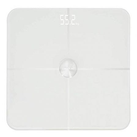 Báscula de Baño Cecotec Surface Precision 9600 Smart Healthy/ Análisis Corporal/ Bluetooth/ Hasta 180kg/ Blanca