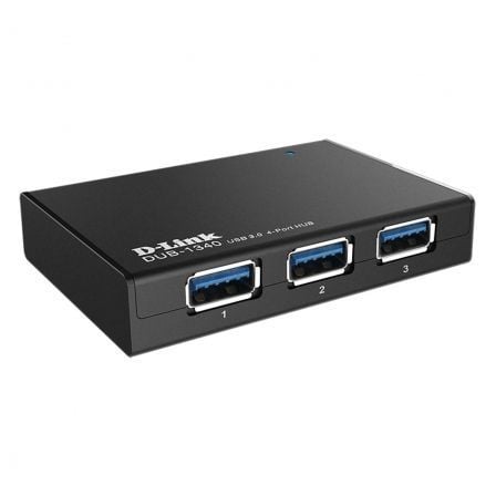 Hub USB 3.0 con Alimentación Externa D-Link DUB-1340/ 4 Puertos USB