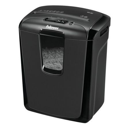 Destructora Fellowes M-8C/ Corte en Partículas de 4 x 37mm/ Negra
