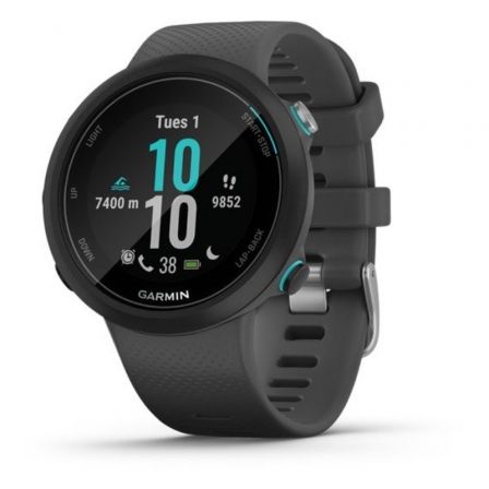 Smartwatch Garmin Swim 2/ Notificaciones/ Frecuencia Cardíaca/ GPS/ Gris