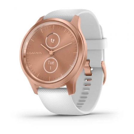 Smartwatch Garmin Vívomove Style Notificaciones/ Frecuencia Cardíaca/ GPS/ Oro Rosa y Blanco