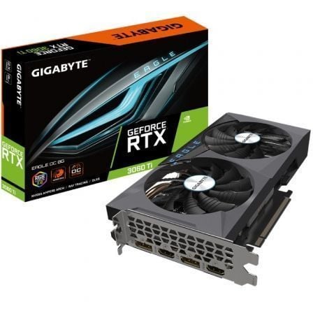 Tarjeta Gráfica Gigabyte GeForce RTX 3060 Ti EAGLE OC 8G/ 8GB GDDR6