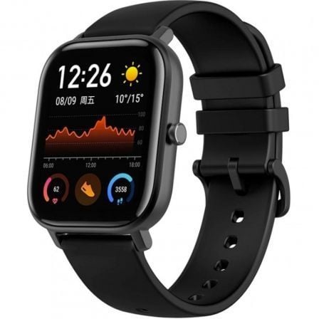 Smartwatch Huami Amazfit GTS/ Notificaciones/ Frecuencia Cardíaca/ GPS/ Negro