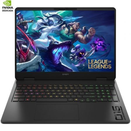 Portátil Gaming HP Omen 16-AP0024NS Ryzen AI 9-365/ 32GB/ 1TB SSD/ GeForce RTX 5070/ 16/ Sin Sistema Operativo