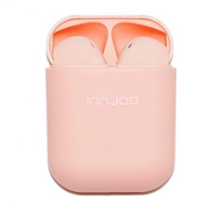 Auriculares Bluetooth Innjoo GO V4 con estuche de carga/ Rosas