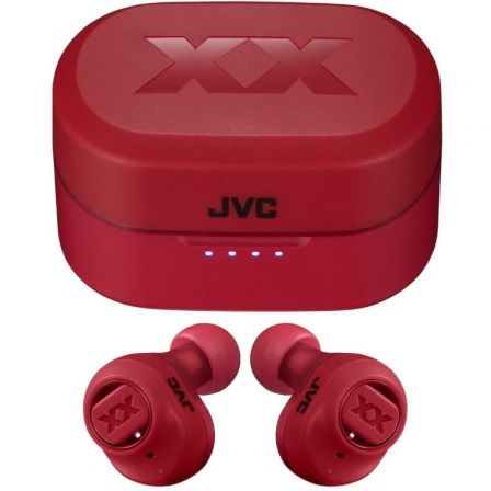 Auriculares Bluetooth JVC HA-XC50T con estuche de carga/ Autonomía 4h/ Rojos