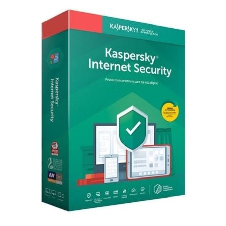 ANTIVIRUS KASPERSKY INTERNET SECURITY MULTIDEVICE 2019 - 10 LICENCIAS / 1 AÑO - NO CD