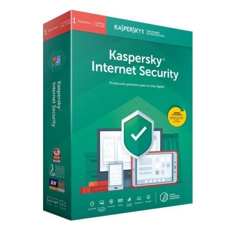 ANTIVIRUS KASPERSKY INTERNET SECURITY 2019 - 1 LICENCIA / 1 AÑO - NO CD - PROTECCIÓN EFICAZ - PAGO SEGURO - PARA PC/MAC/MOVILES