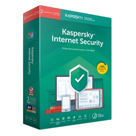 ANTIVIRUS KASPERSKY INTERNET SECURITY 2019 - 3 LICENCIAS / 1 AÑO - NO CD - PROTECCIÓN EFICAZ - PAGO SEGURO - PARA PC/MAC/MOVILES