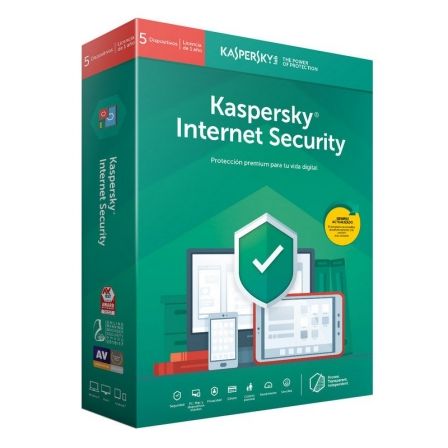 ANTIVIRUS KASPERSKY INTERNET SECURITY 2019 - 5 LICENCIAS / 1 AÑO - NO CD - PROTECCIÓN EFICAZ - PAGO SEGURO - PARA PC/MAC/MOVILES