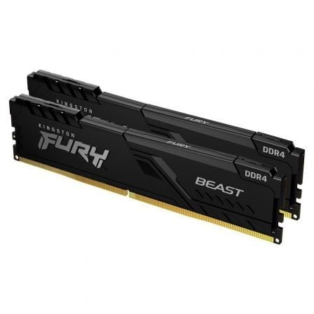Memoria RAM Kingston FURY Beast 2 x 8GB/ DDR4/ 3200MHz/ 1.35V/ CL16/ DIMM
