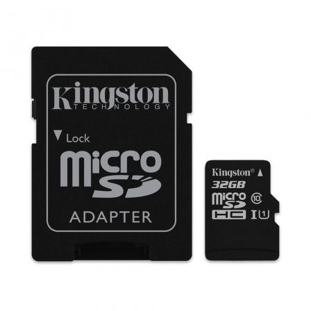 CARTÃO MICROSD HC - 32GB + ADAPTADOR KINGSTON CANVAS SELECT 