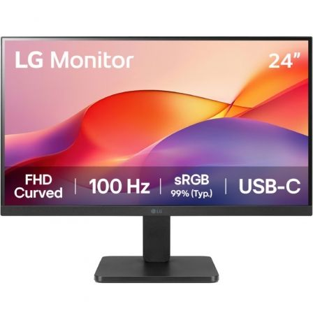 Monitor Curvo LG 24U421A-B 23.8/ Full HD/ Negro - click para más información Monitor Curvo LG 24U421A-B 23.8/ Full HD/ Negro