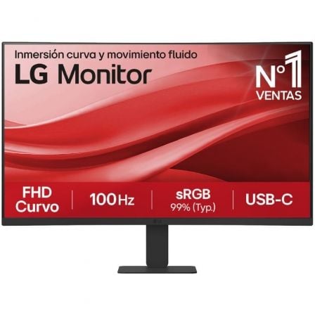 Monitor Curvo LG 27U421A-B 27/ Full HD/ Negro - click para más información Monitor Curvo LG 27U421A-B 27/ Full HD/ Negro