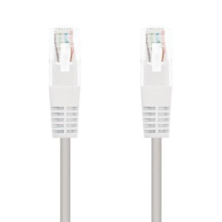 Cable de Red RJ45 UTP Nanocable 10.20.0101-W Cat.5e/ 1m/ Blanco