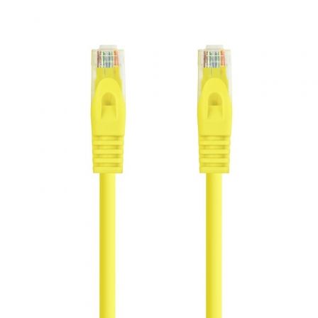 Cable de Red RJ45 UTP Nanocable 10.20.1800-L25-Y Cat.6A/ LSZH/ 25cm/ Amarillo