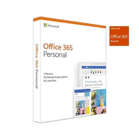 MICROSOFT OFFICE 365 PERSONAL - WORD - EXCEL - POWERPOINT - ONENOTE - OUTLOOK - PUBLISHER - ACCESS - 1 USUARIO/1 AÑO - MULTIDISPOSITIVO