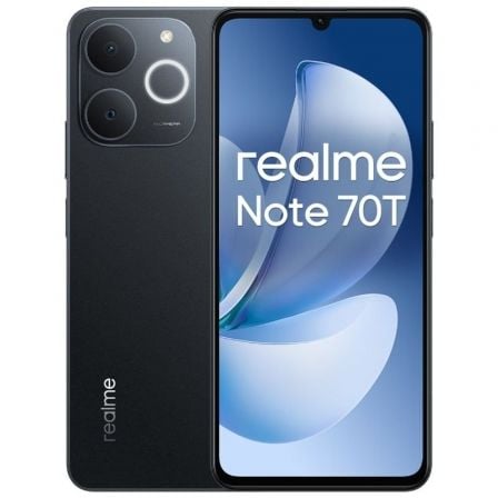 Smartphone Realme Note 70T 4GB/ 256GB/ 6.74/ Negro Obsidiana - click para más información Smartphone Realme Note 70T 4GB/ 256GB/ 6.74/ Negro Obsidiana