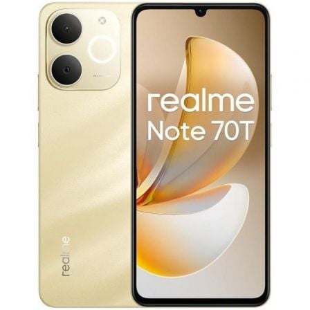 Smartphone Realme Note 70T 4GB/ 256GB/ 6.74/ Dorado Playa