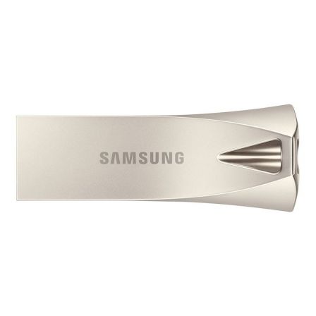 PENDRIVE SAMSUNG BAR PLUS SILVER 64GB - USB 3.1 - 200MB/S LECTURA