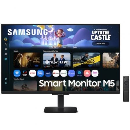 Smart Monitor Samsung M5 S27FM501EU 27/ Full HD/ Multimedia/ Smart TV/ Negro - click para más información Smart Monitor Samsung M5 S27FM501EU 27/ Full HD/ Multimedia/ Smart TV/ Negro