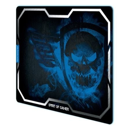 Alfombrilla Spirit of Gamer Smokey Skull XL/ 435 x 323 x 3mm/ Azul