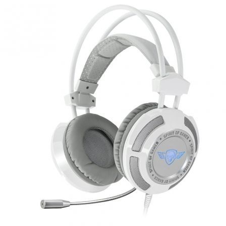 AURICULARES CON MICRÓFONO SPIRIT OF GAMER ELITE-H70 WHITE - DRIVERS 50MM - CONECTOR USB - CABLE 2.4M