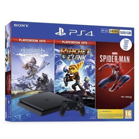 Consola sony playstation 4 - ps4 slim 500gb/ incluye - Depau