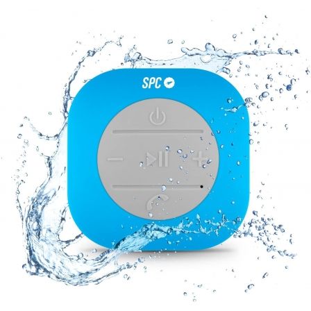 Altavoz con Bluetooth SPC Splash Speaker/ 3W/ 1.0/ Azul