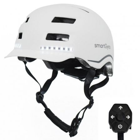 Casco para Adulto SmartGyro Helmet Max/ Tamaño L/ Blanco